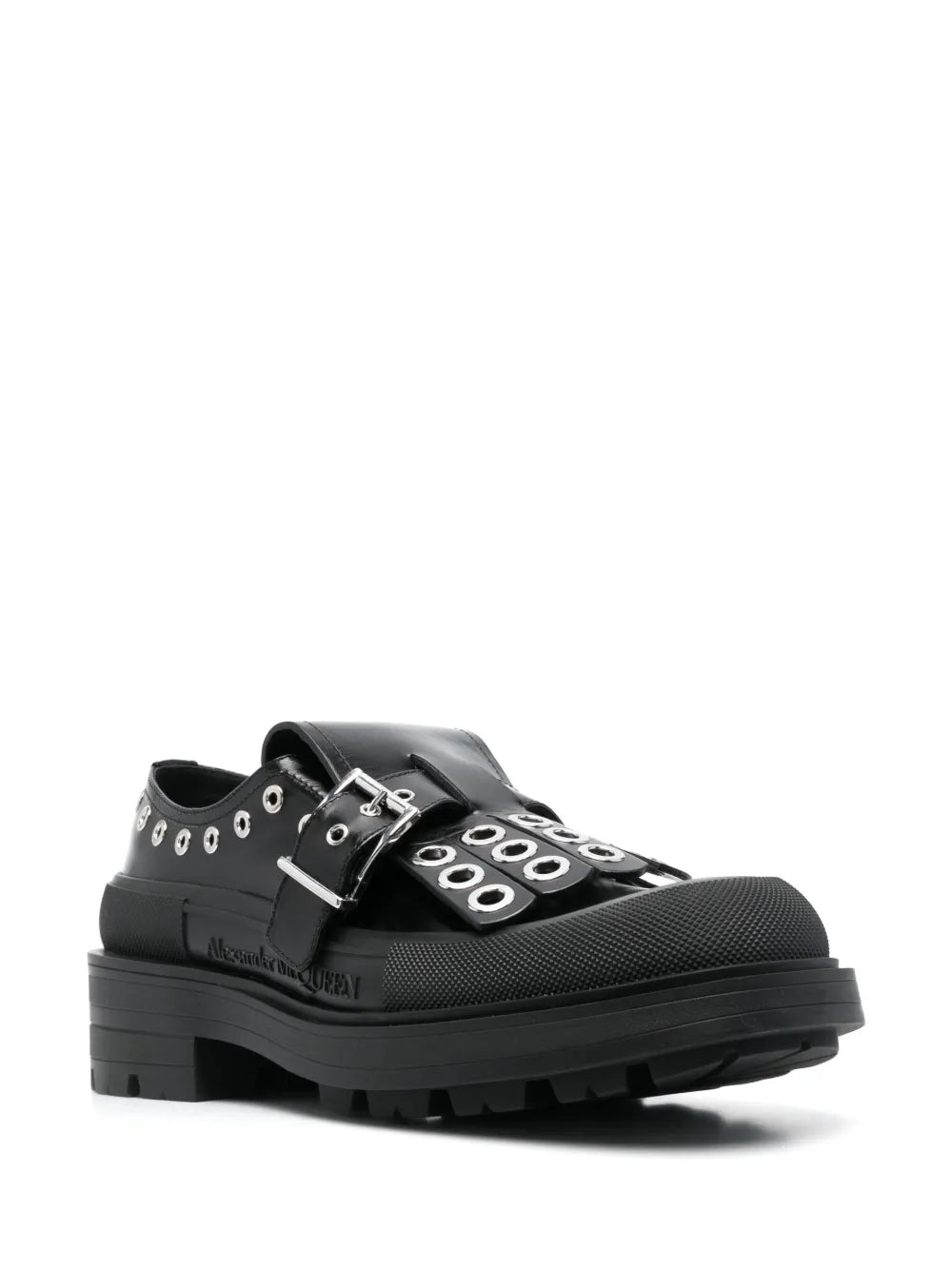 Alexander McQueen buckle-fastening tassel monk shoes