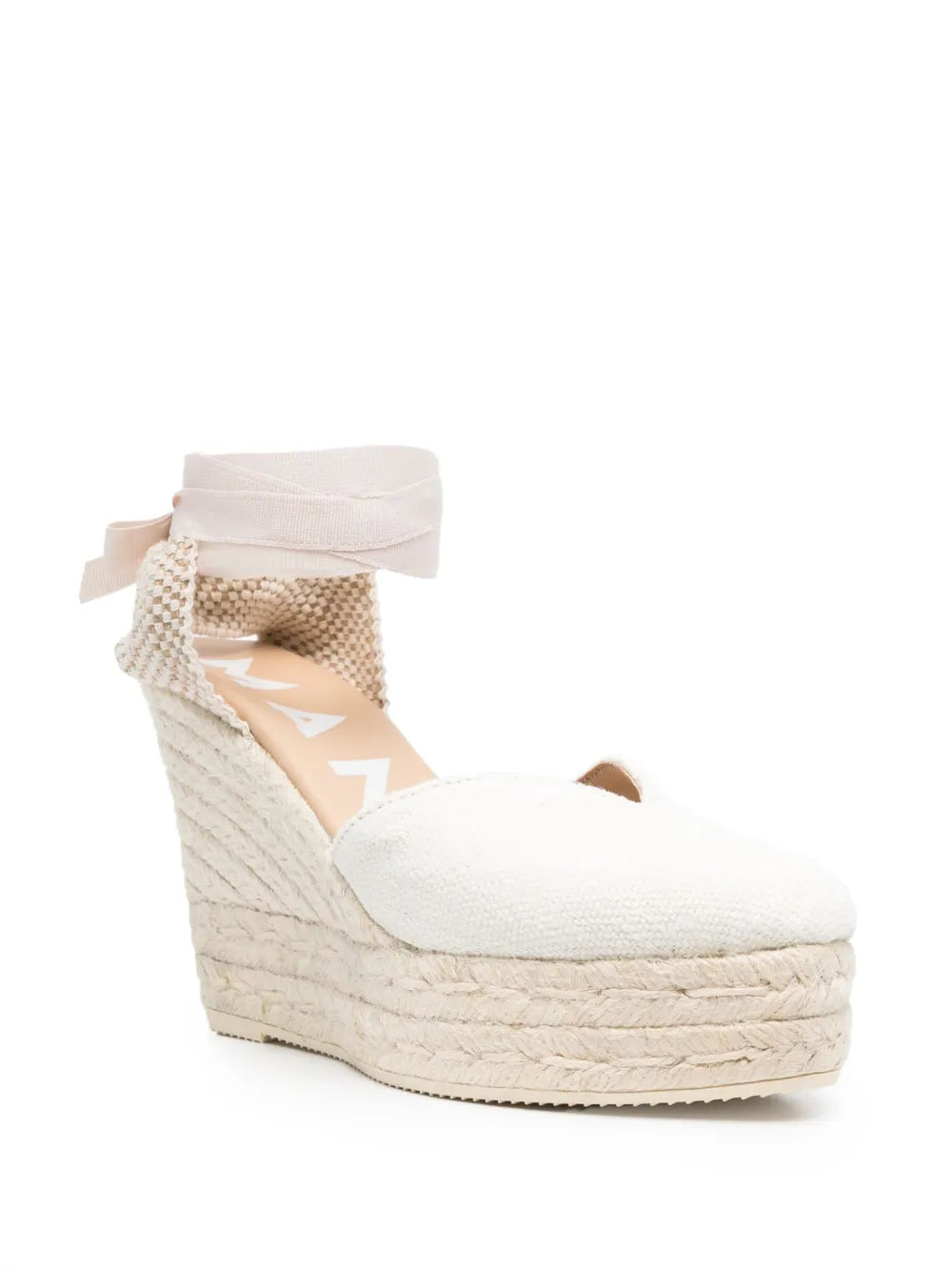 Manebi Heart-shaped 110mm wedge espadrilles