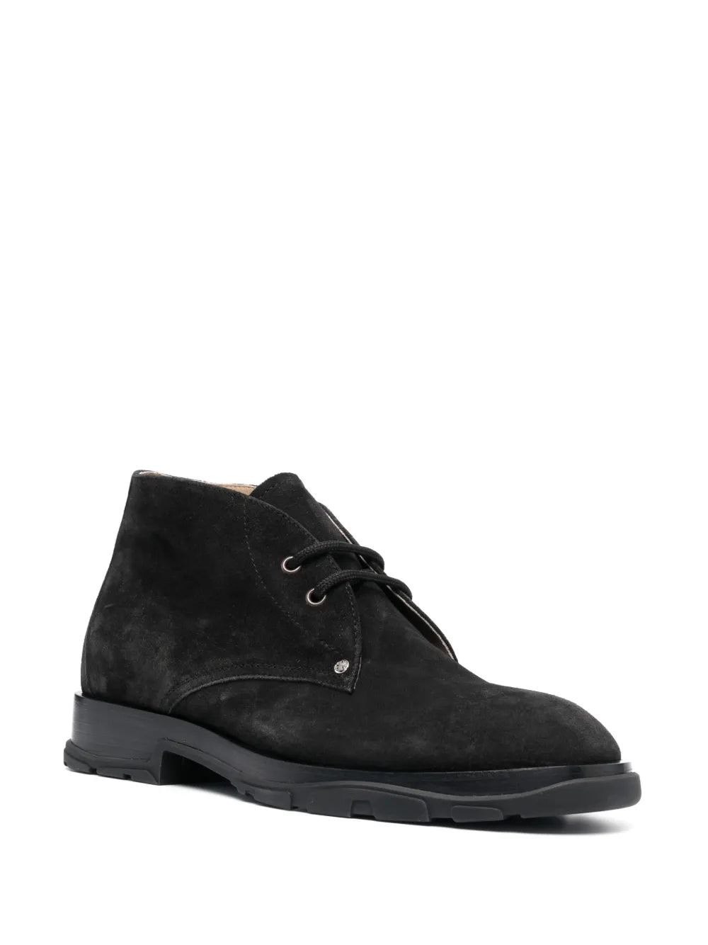 Alexander McQueen lace-up suede boots