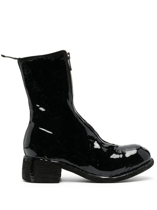 Guidi laminated leather boots