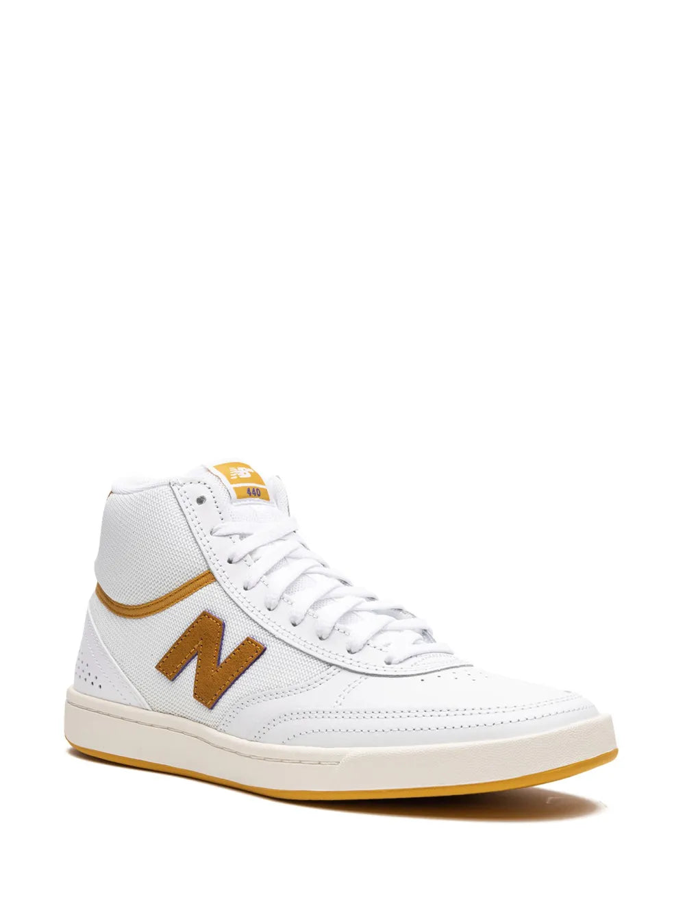 New Balance Numeric 440 High "White Yellow" sneakers