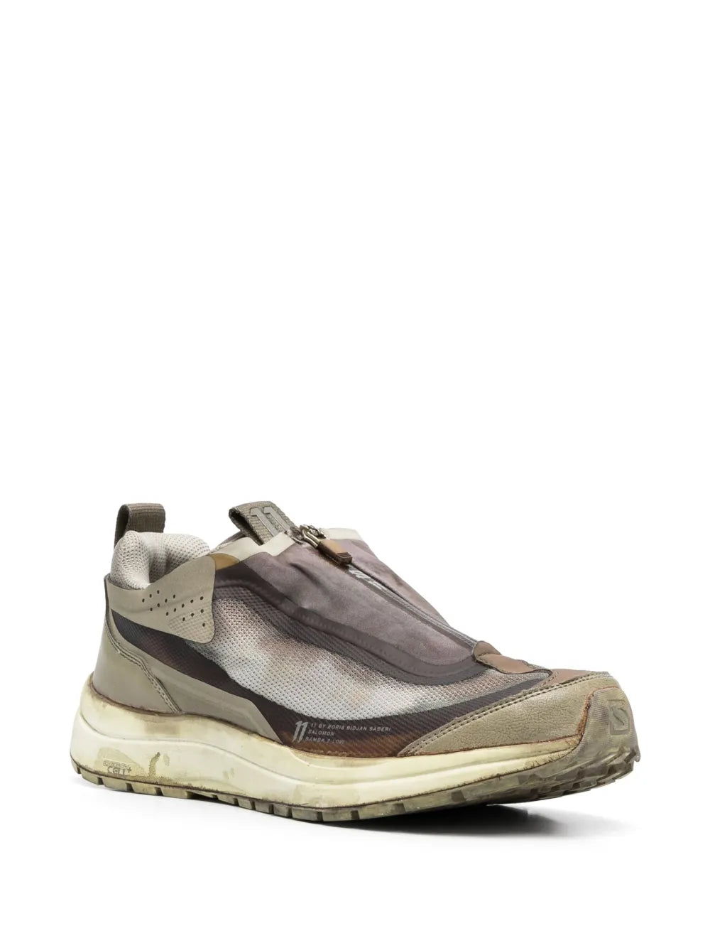 11 By Boris Bidjan Saberi overlapping-panel low-top sneakers