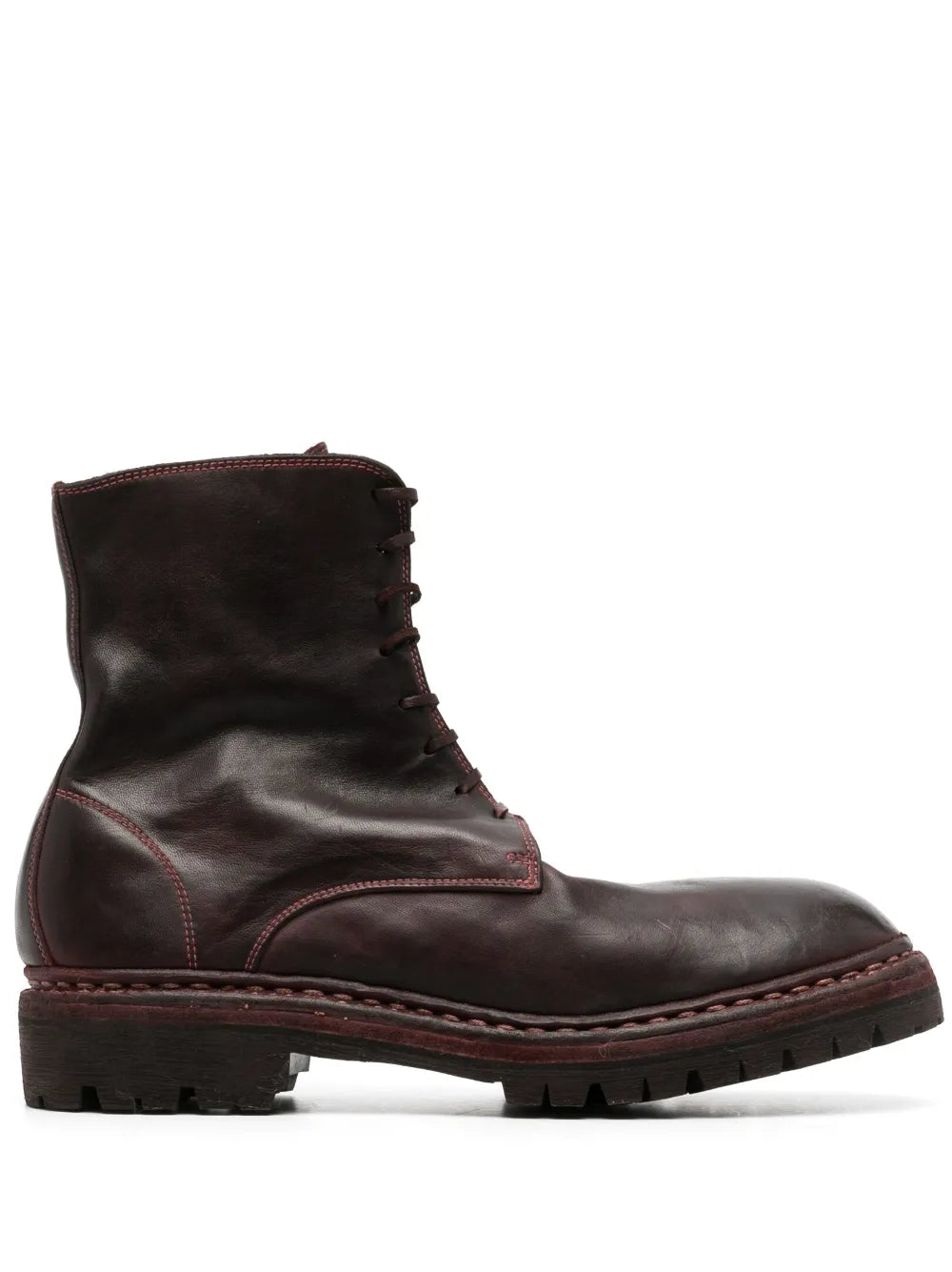 Guidi round-toe leather boots