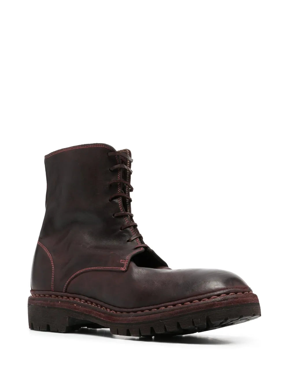 Guidi round-toe leather boots