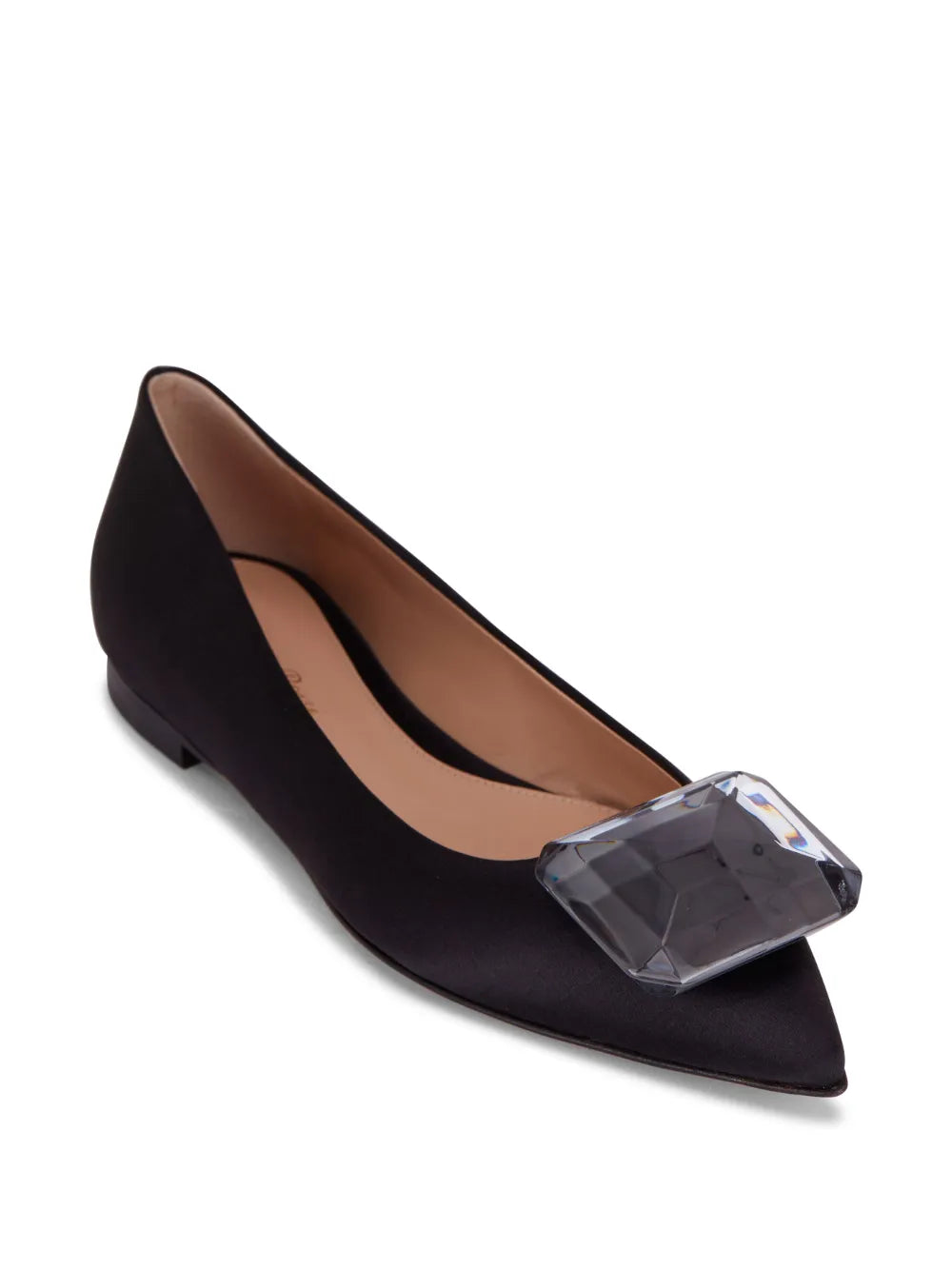 Gianvito Rossi Jaipur satin flats