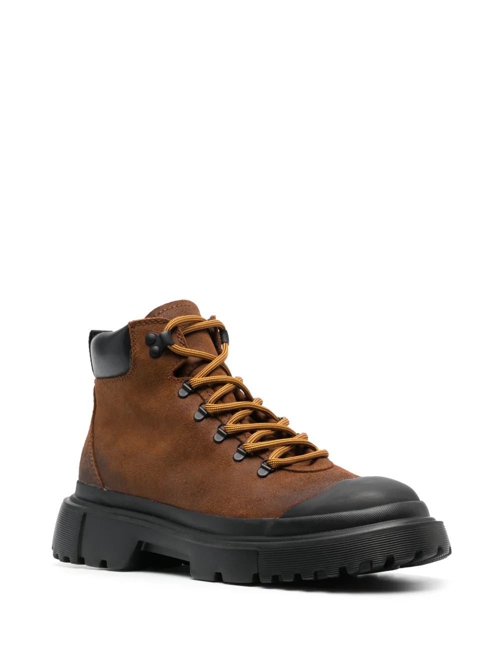 Hogan H619 lace-up leather boots