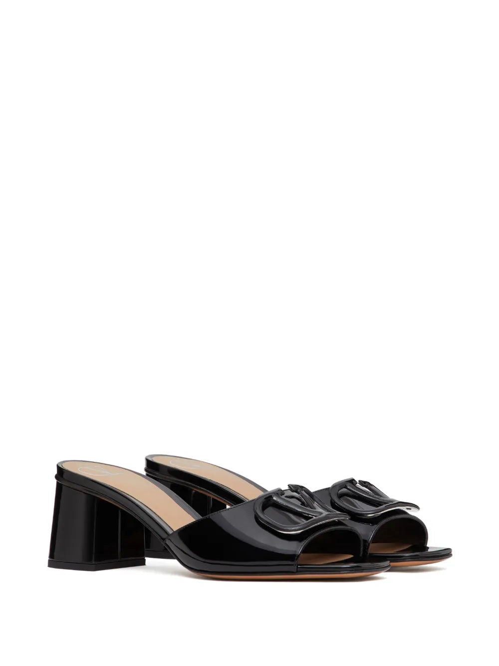 Valentino Garavani VLogo Signature 60mm patent-leather sandals