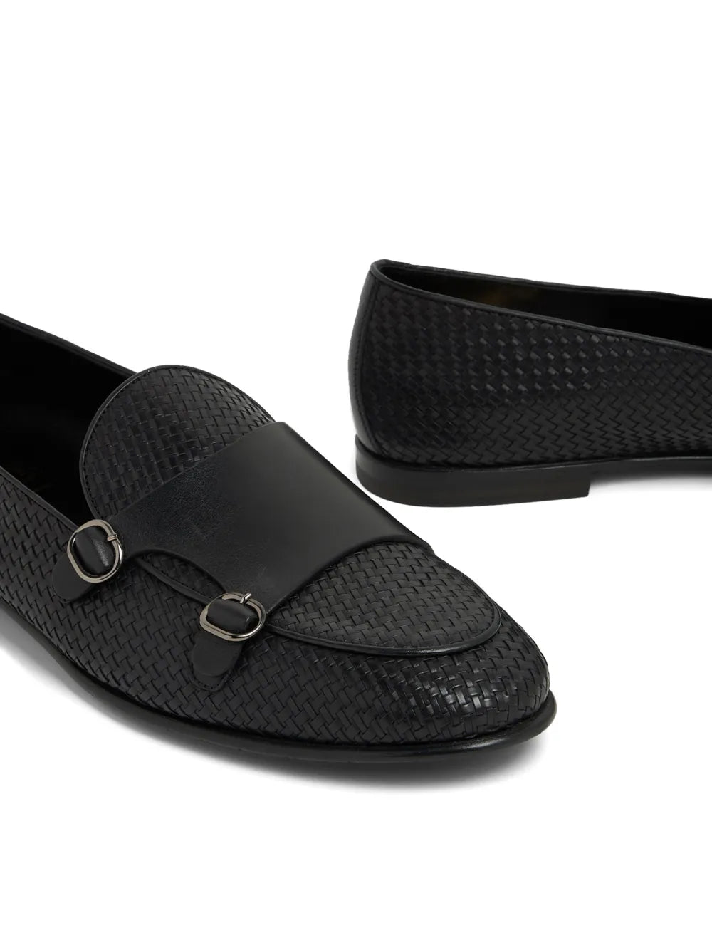Barrett buckled leather loafers