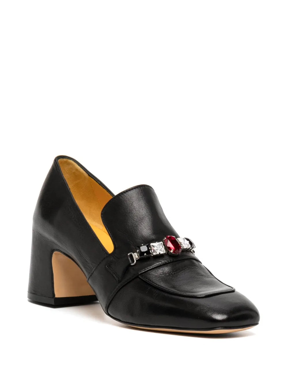 Madison.Maison 70mm crystal-embellished loafers