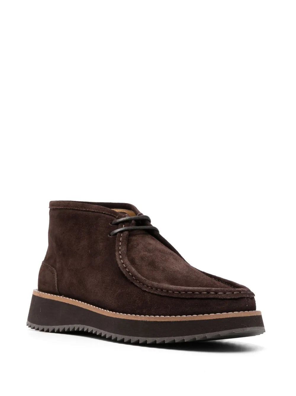 A.P.C. lace-up suede ankle boots