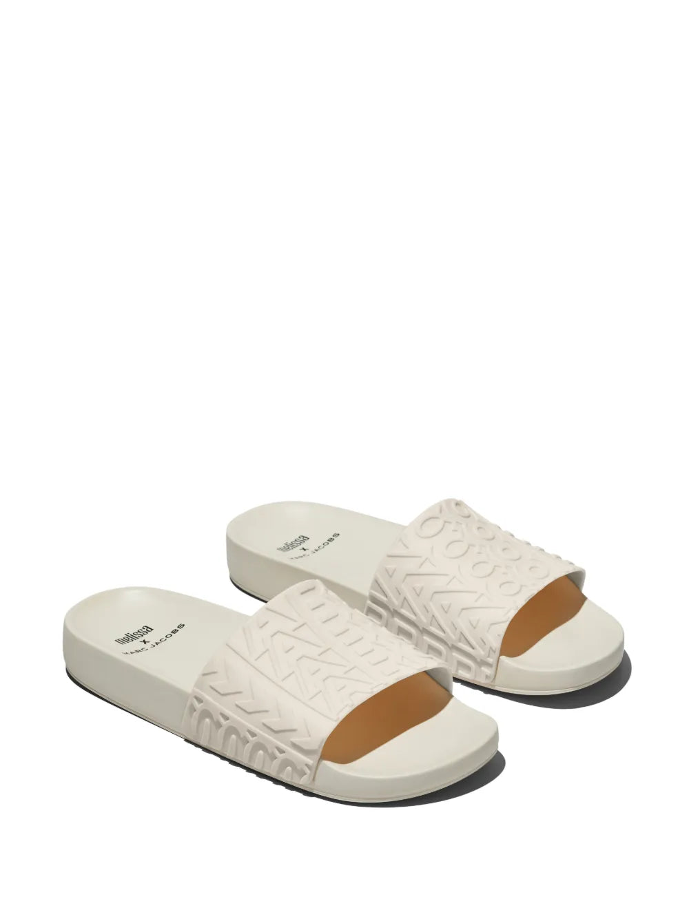Marc Jacobs x Melissa logo-embossed slides