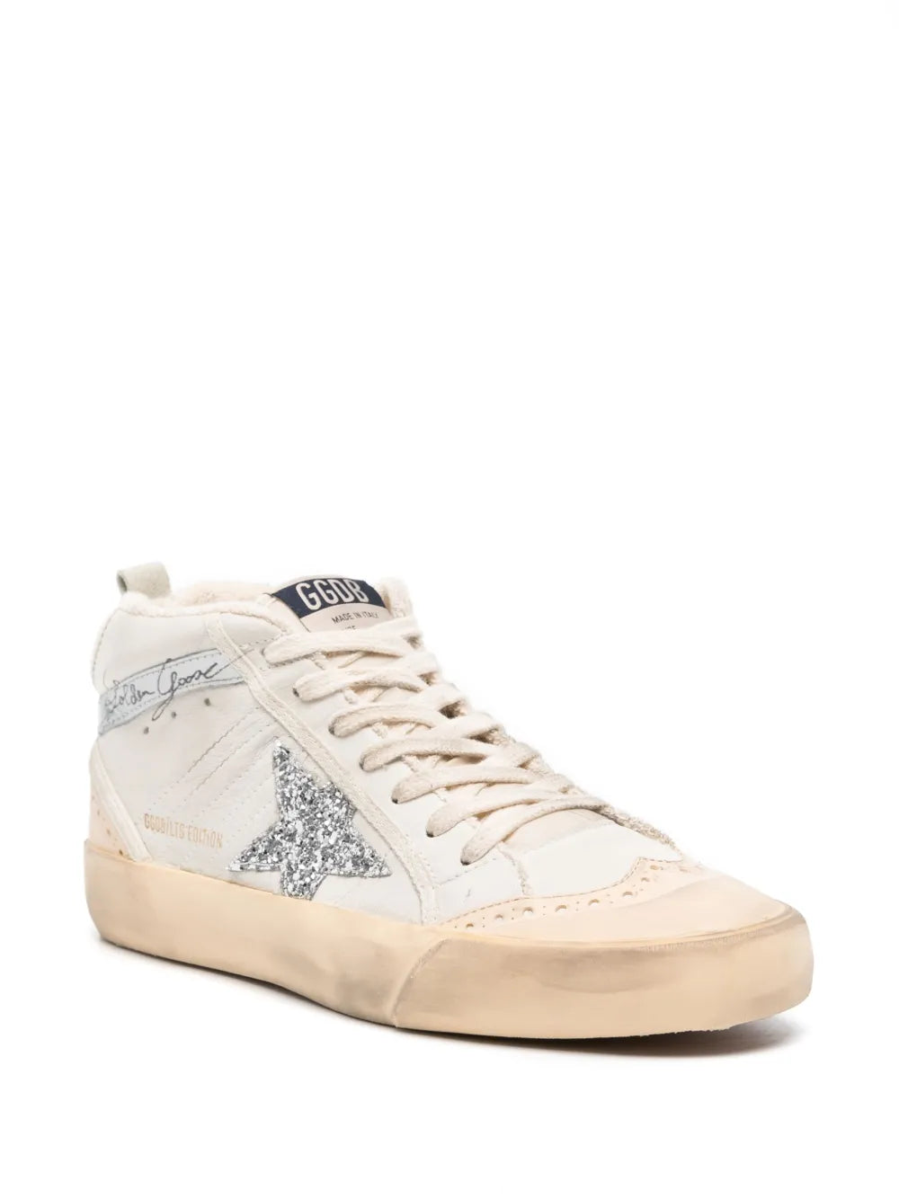 Golden Goose Mid-Star leather sneakers