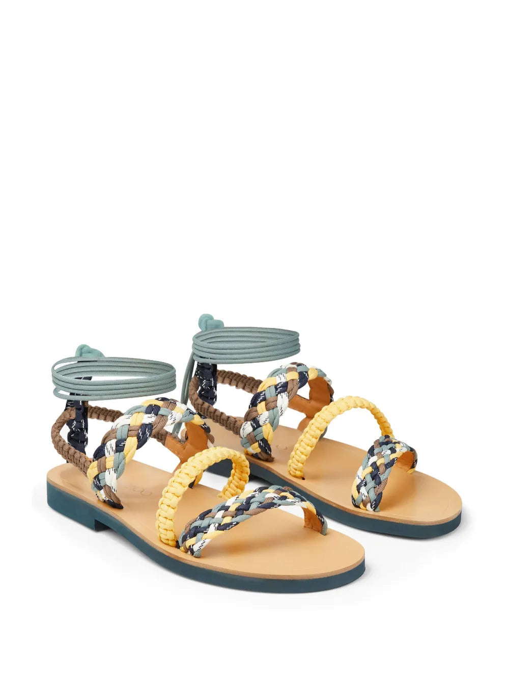 Jimmy Choo Asta interwoven gladiator sandals