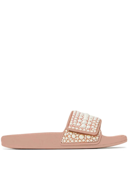 Jimmy Choo Fitz pearl-embellished slides