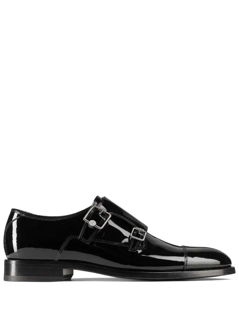 Jimmy Choo Finnion leather monk shoes