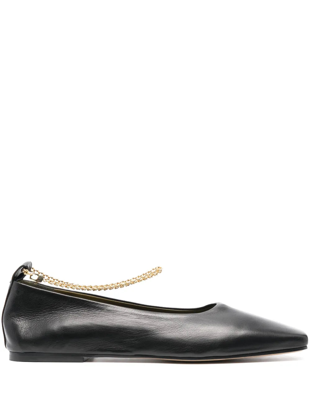 MARIA LUCA chain-link detail ballerina shoes