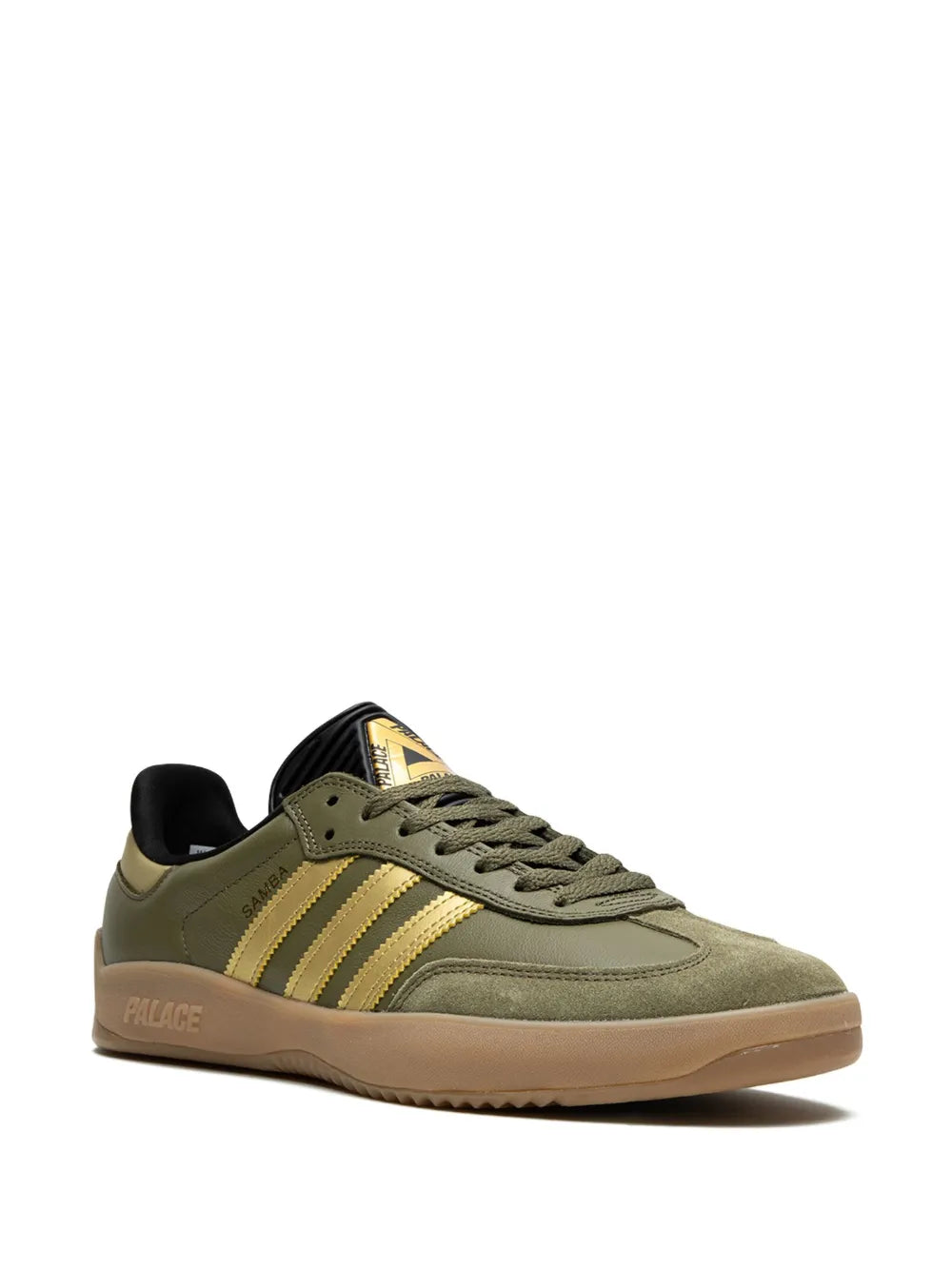 adidas x Palace Puig Samba "Olive Gold" sneakers