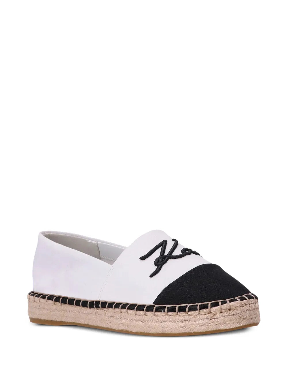 Karl Lagerfeld logo-embroidered espadrilles