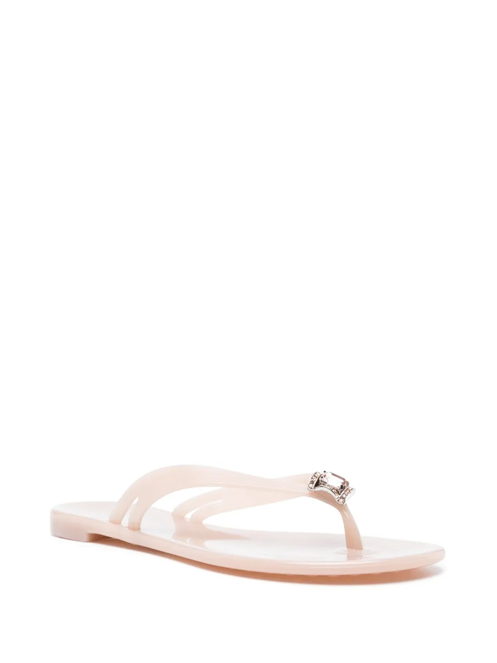 Casadei Infradito crystal-embellished flip flops
