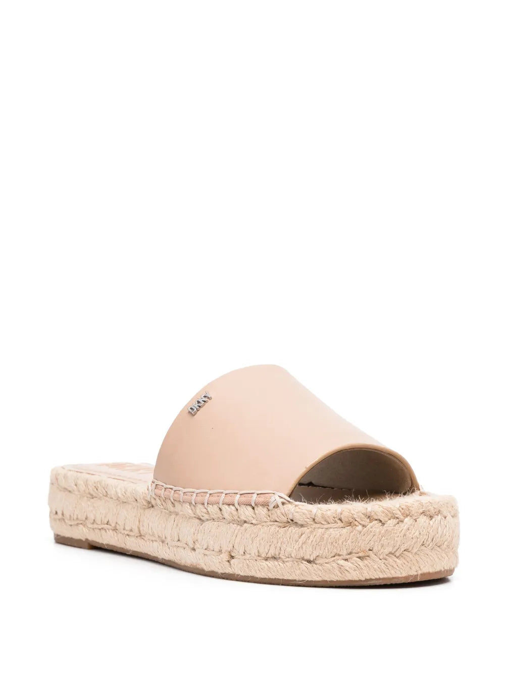 DKNY logo-lettering slip-on espadrilles