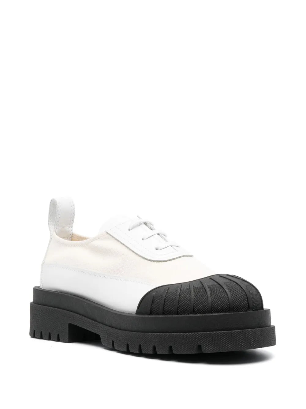 Plan C canvas lace-up shoes