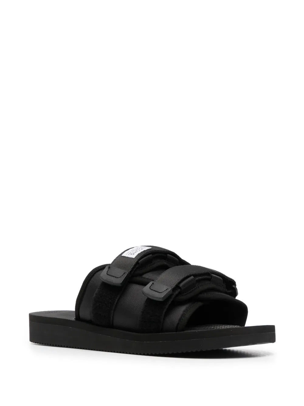 Suicoke logo-patch touch-strap slides