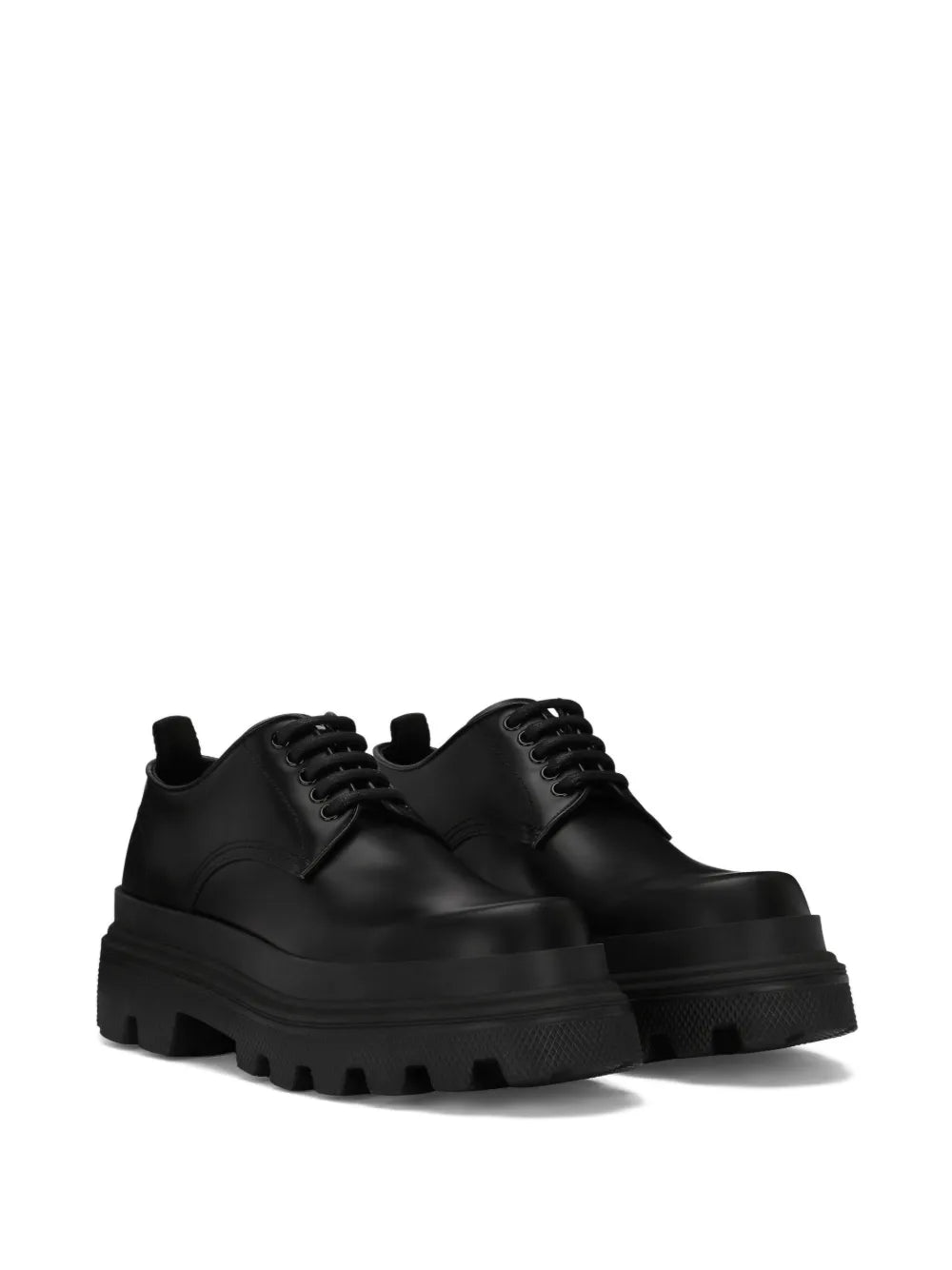 Dolce & Gabbana platform leather derby shoes