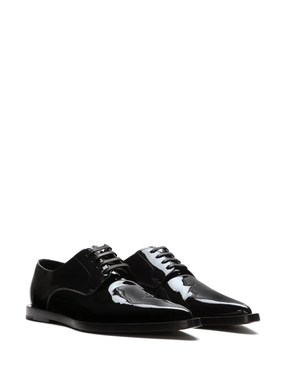 Dolce & Gabbana leather pointed derby shoes