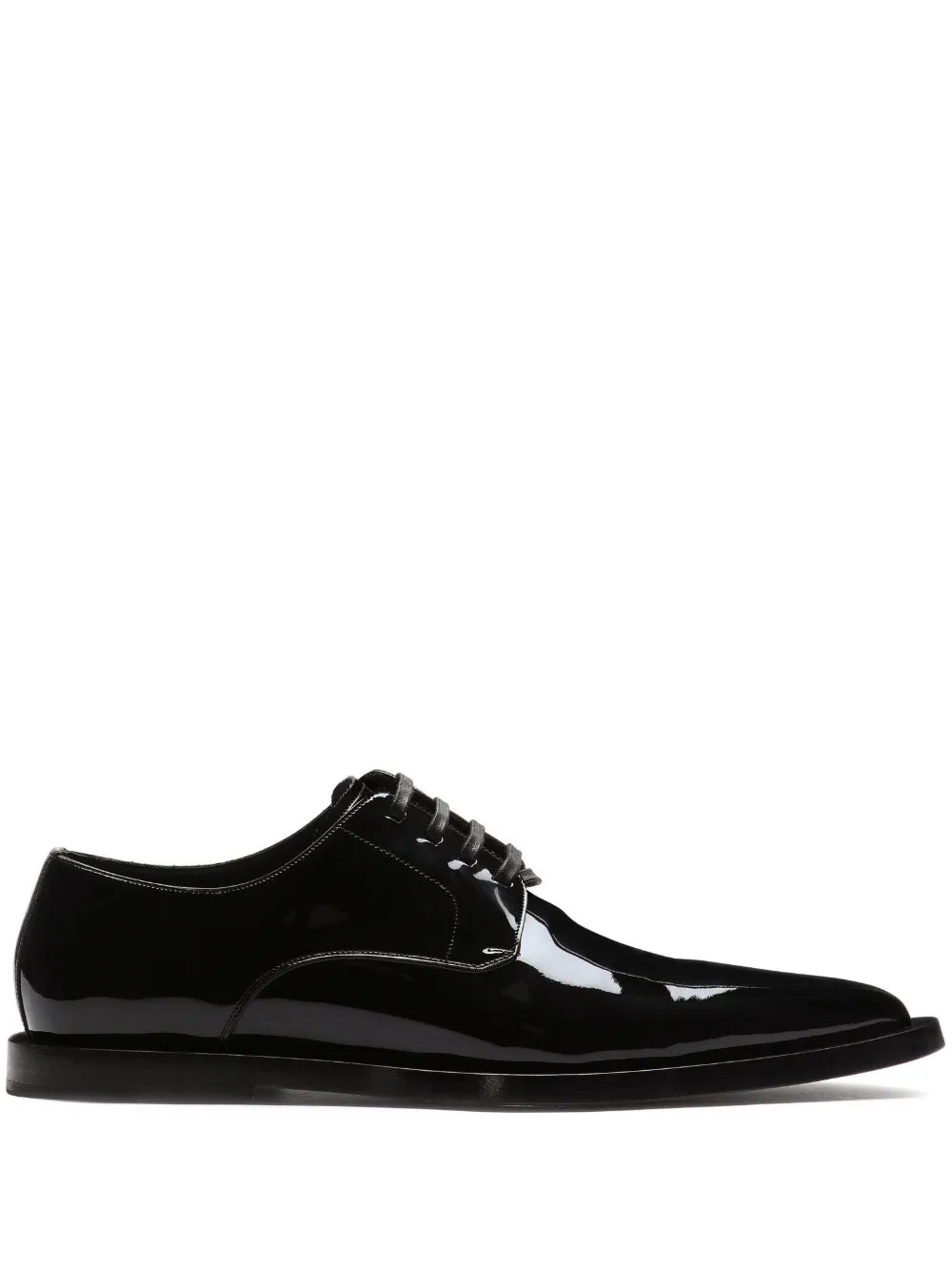 Dolce & Gabbana leather pointed derby shoes