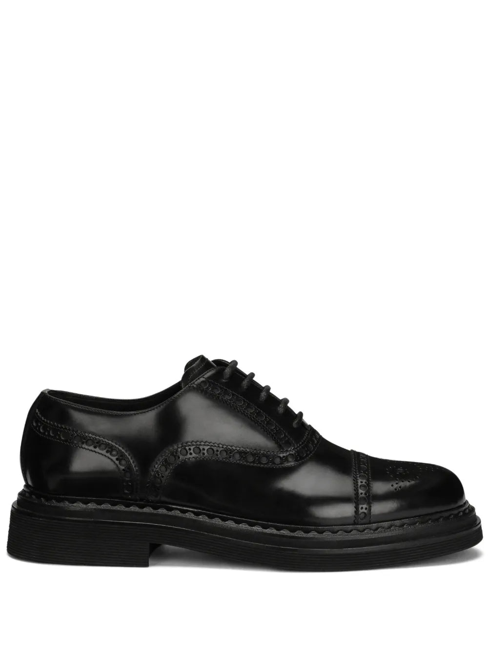 Dolce & Gabbana Francesina leather derby shoes