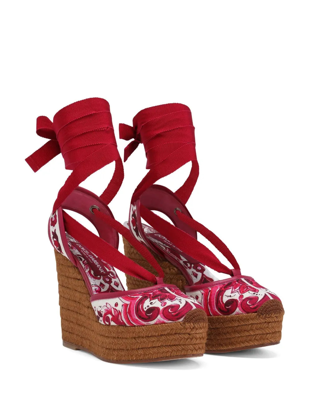 Dolce & Gabbana Majolica-print espadrilles