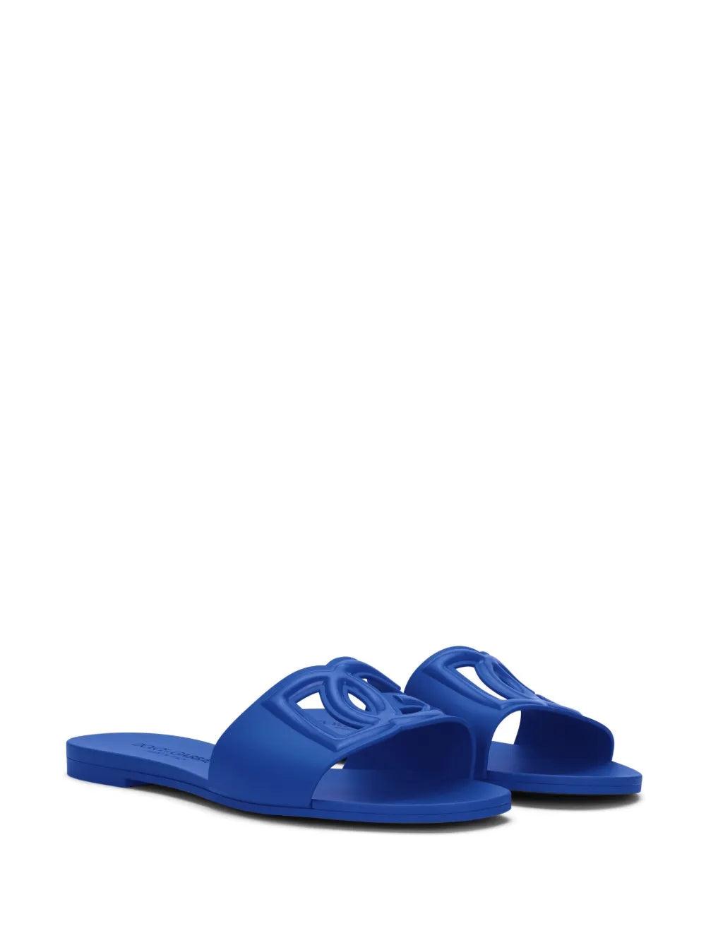 Dolce & Gabbana logo-lettering open-toe slides