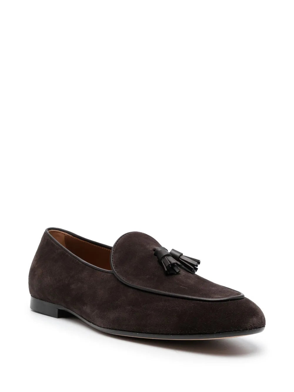 Tod's tassel-detail suede loafers