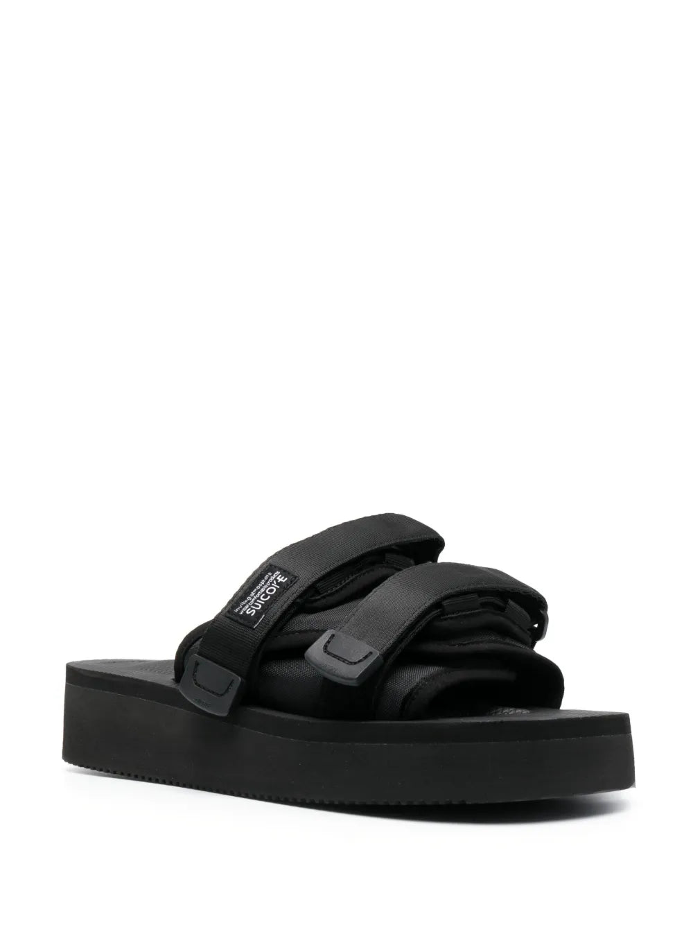 Suicoke logo-patch slip-on slides
