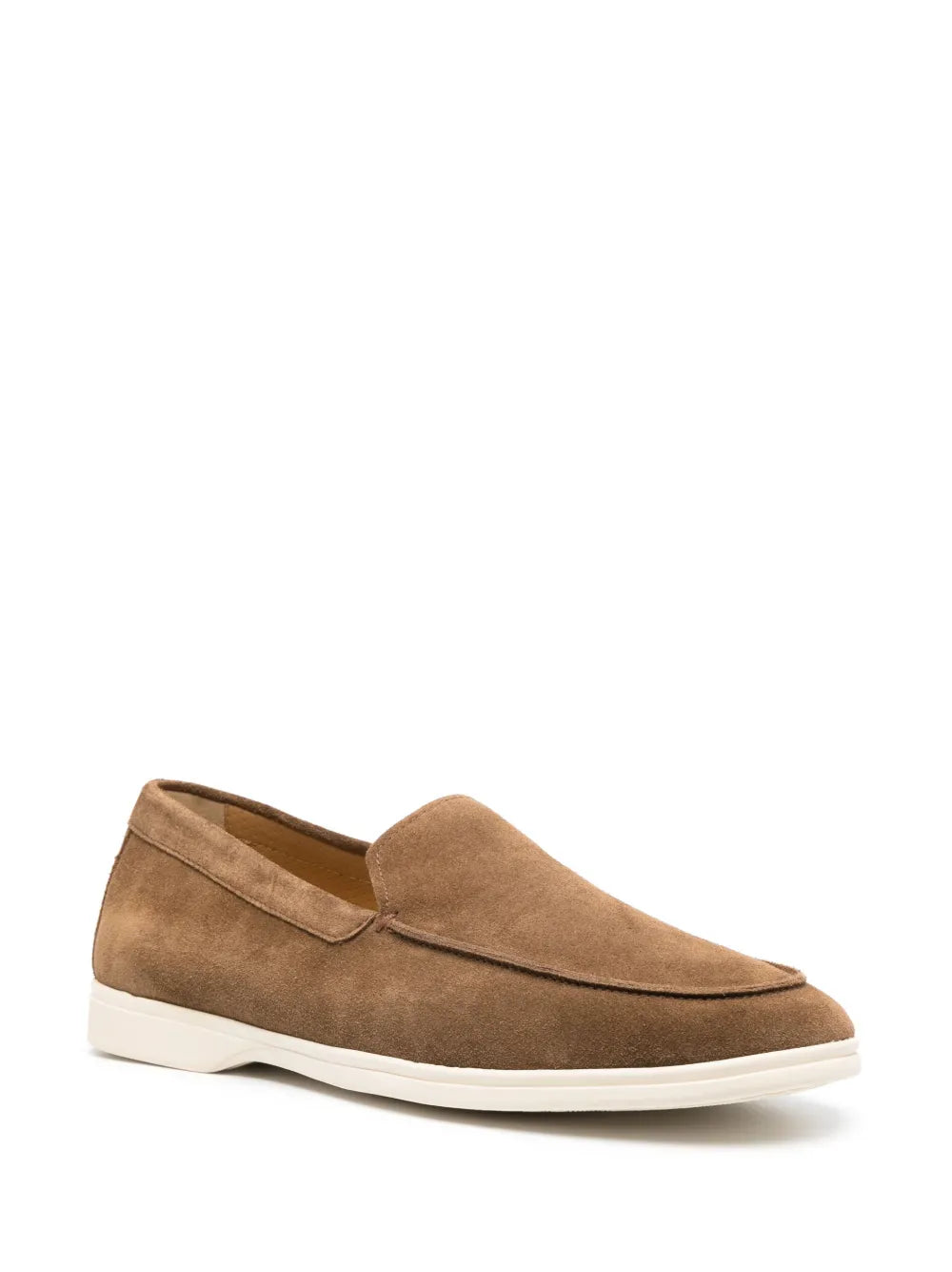 Henderson Baracco almond-toe suede loafers