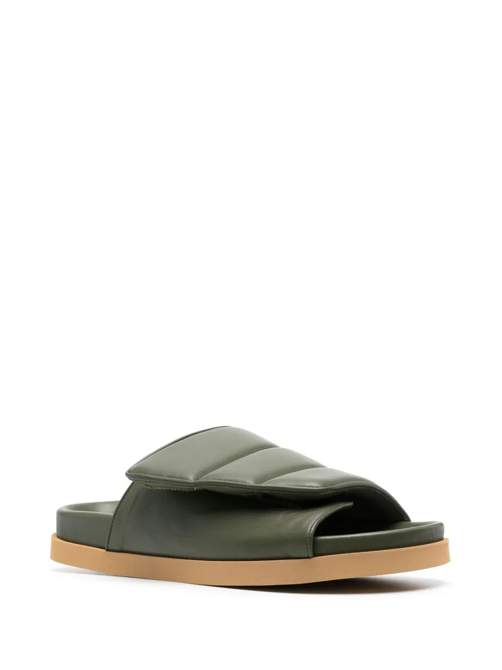 GIABORGHINI open-toe padded slides