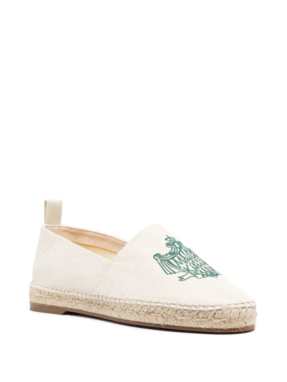 Maison Kitsuné embroidered-logo espadrilles