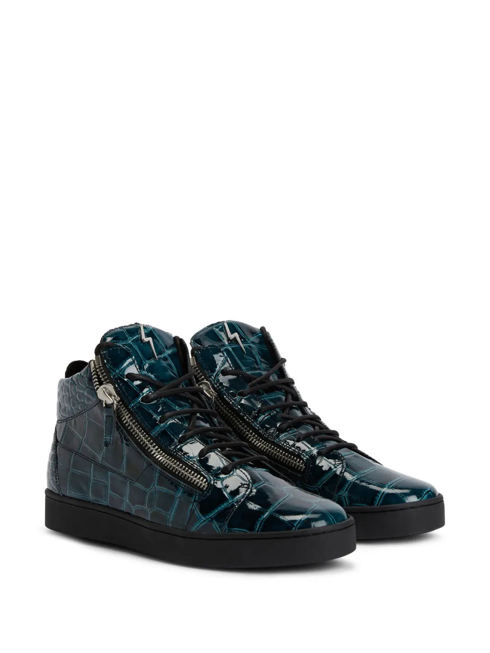 Giuseppe Zanotti Frankie crocodile-embossed hi-top sneakers
