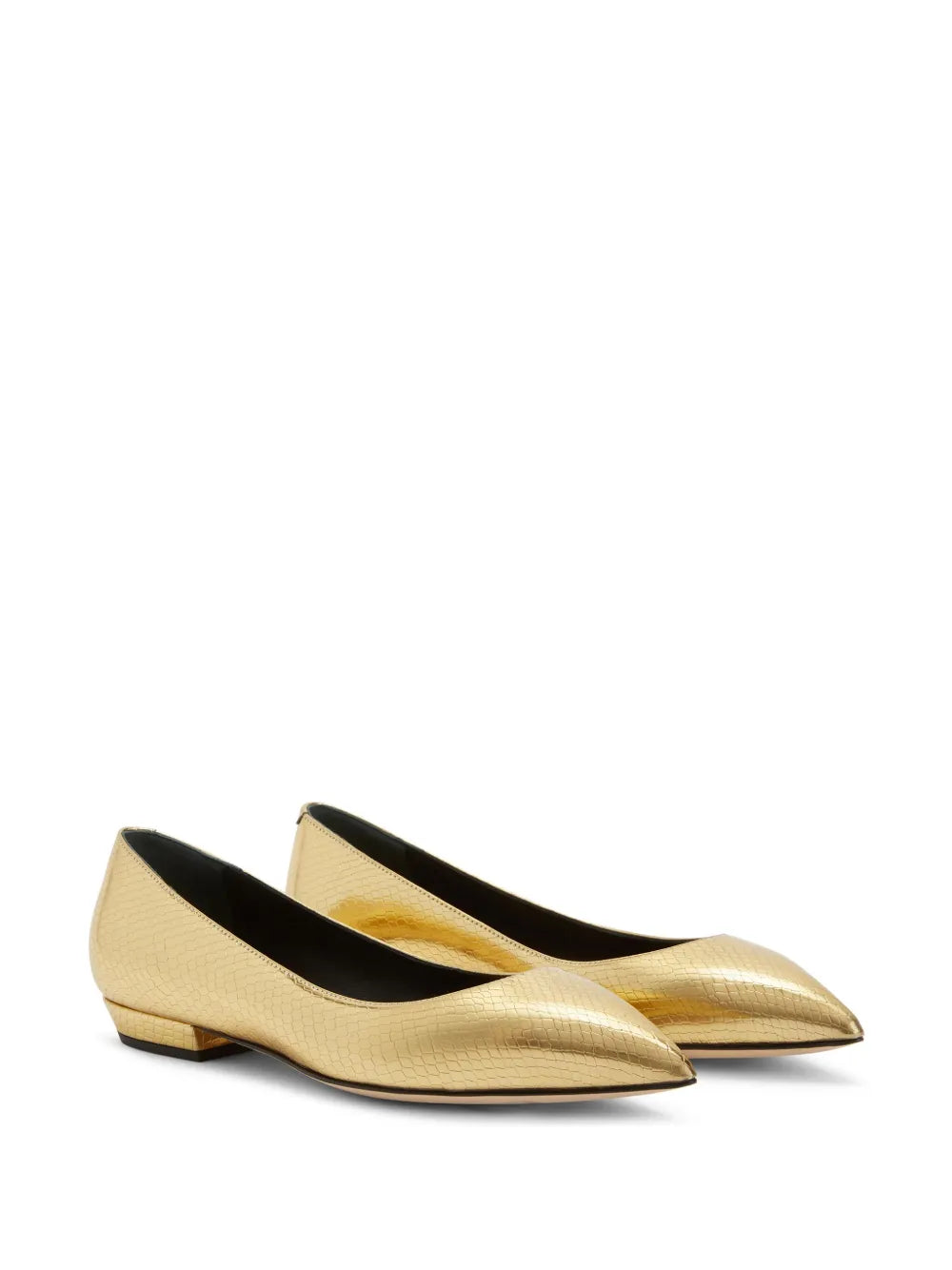 Giuseppe Zanotti Dhalia leather ballerina shoes