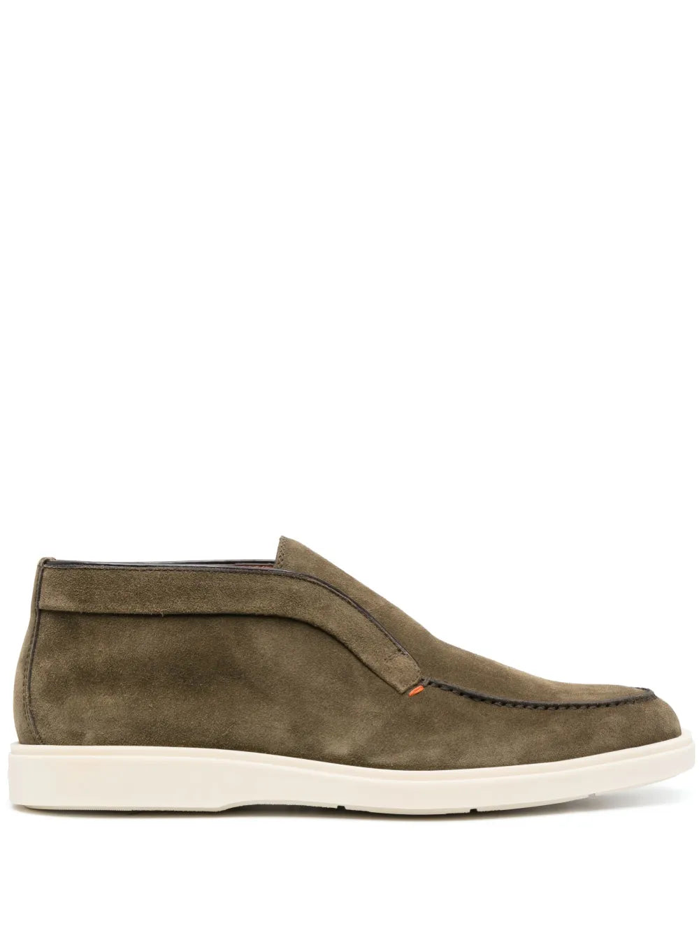 Santoni slip-on suede boots