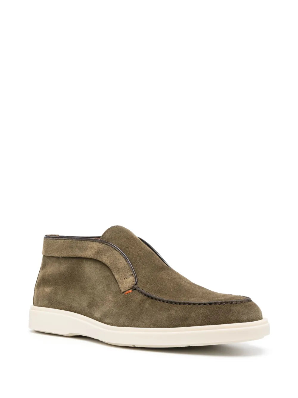 Santoni slip-on suede boots
