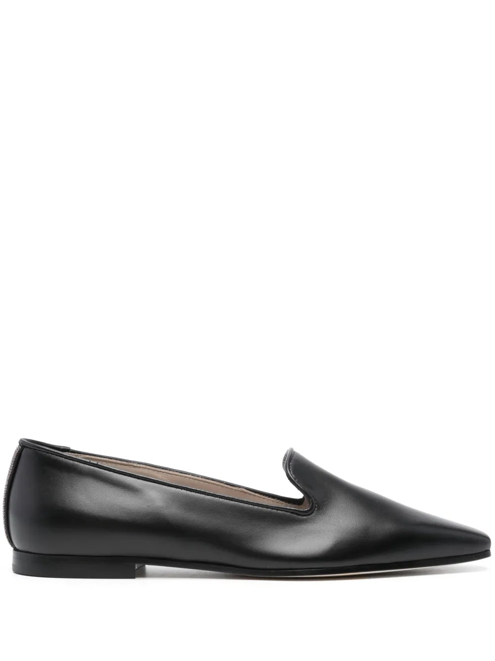 Fabiana Filippi rhinestone-embellished leather loafers