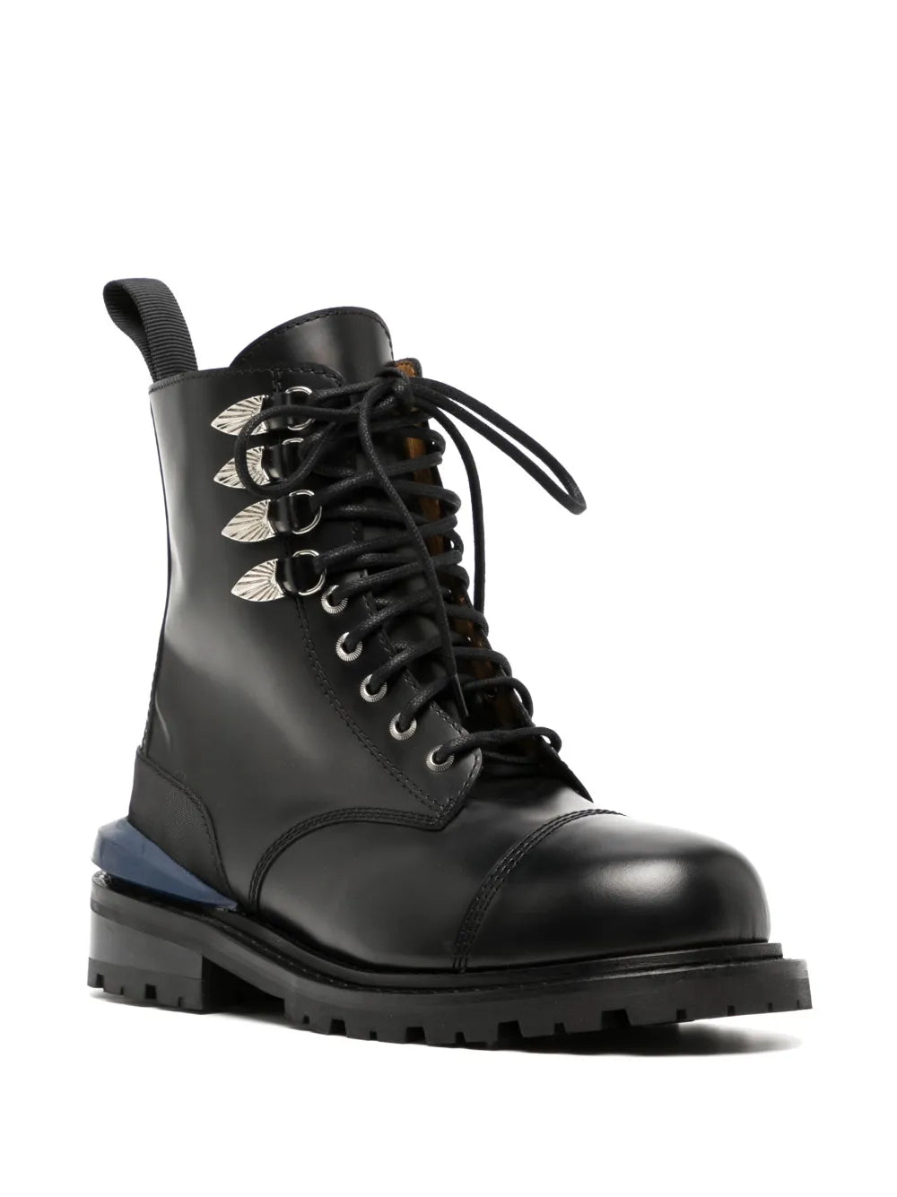 Toga Virilis leather combat boots