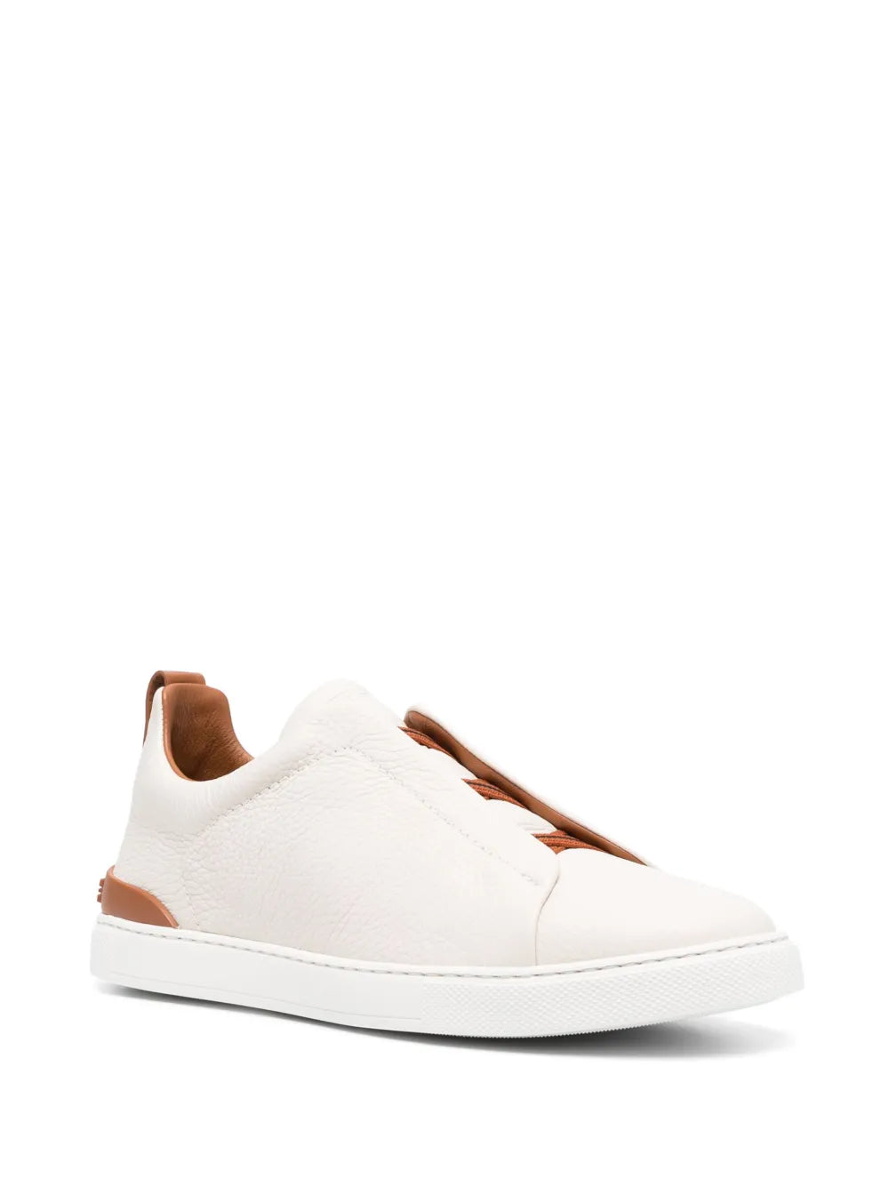 Zegna slip-on leather sneakers