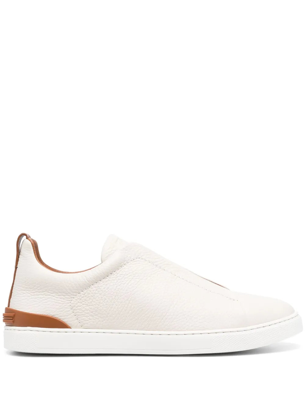 Zegna slip-on leather sneakers