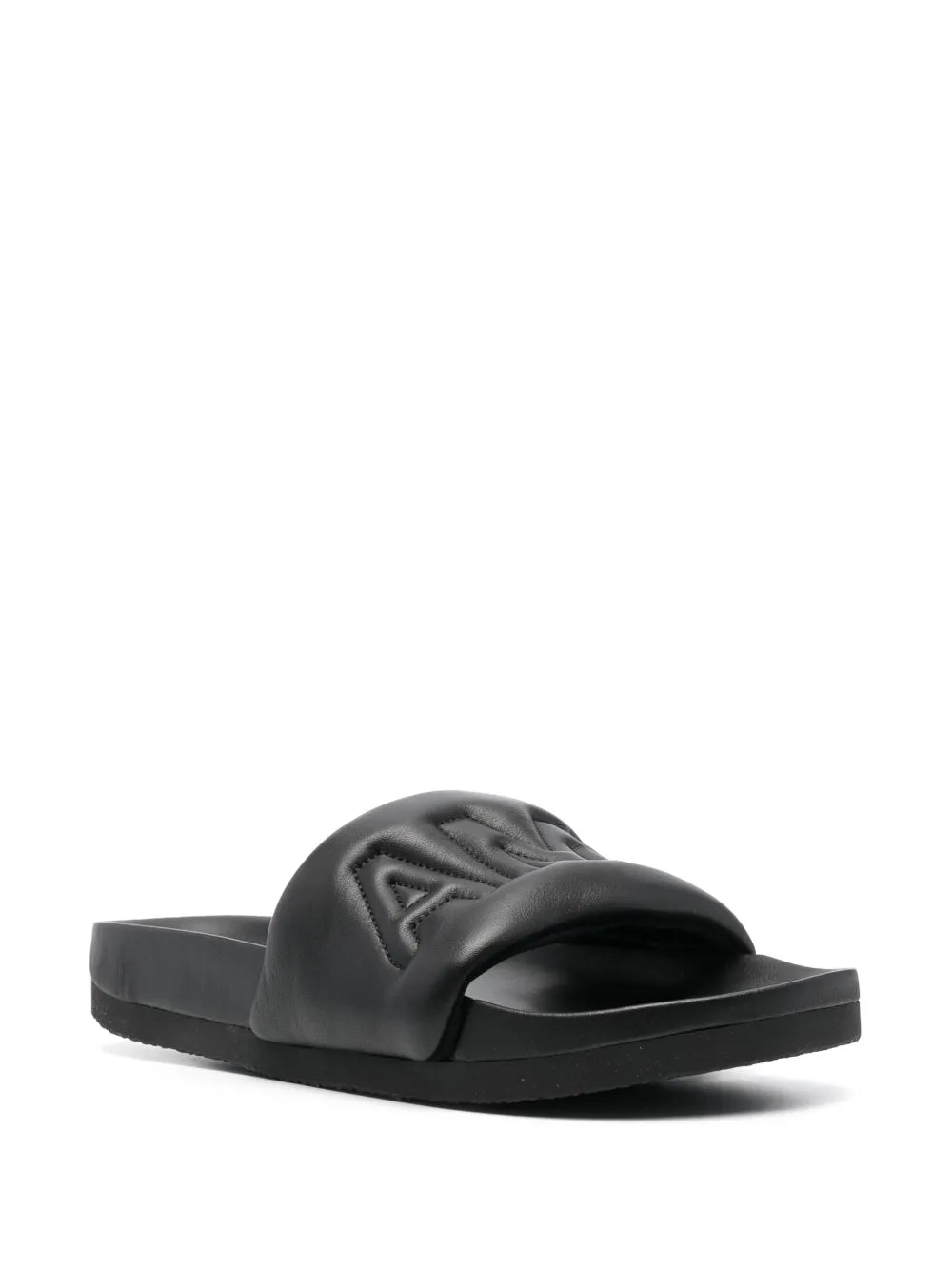 AMBUSH logo quilted slides