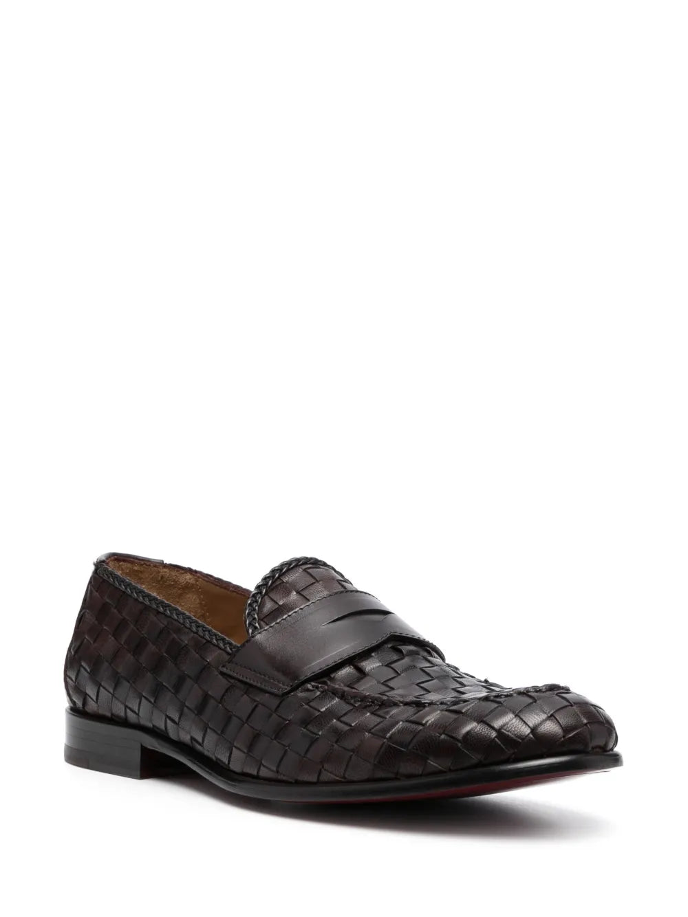 Dell'oglio woven leather loafers