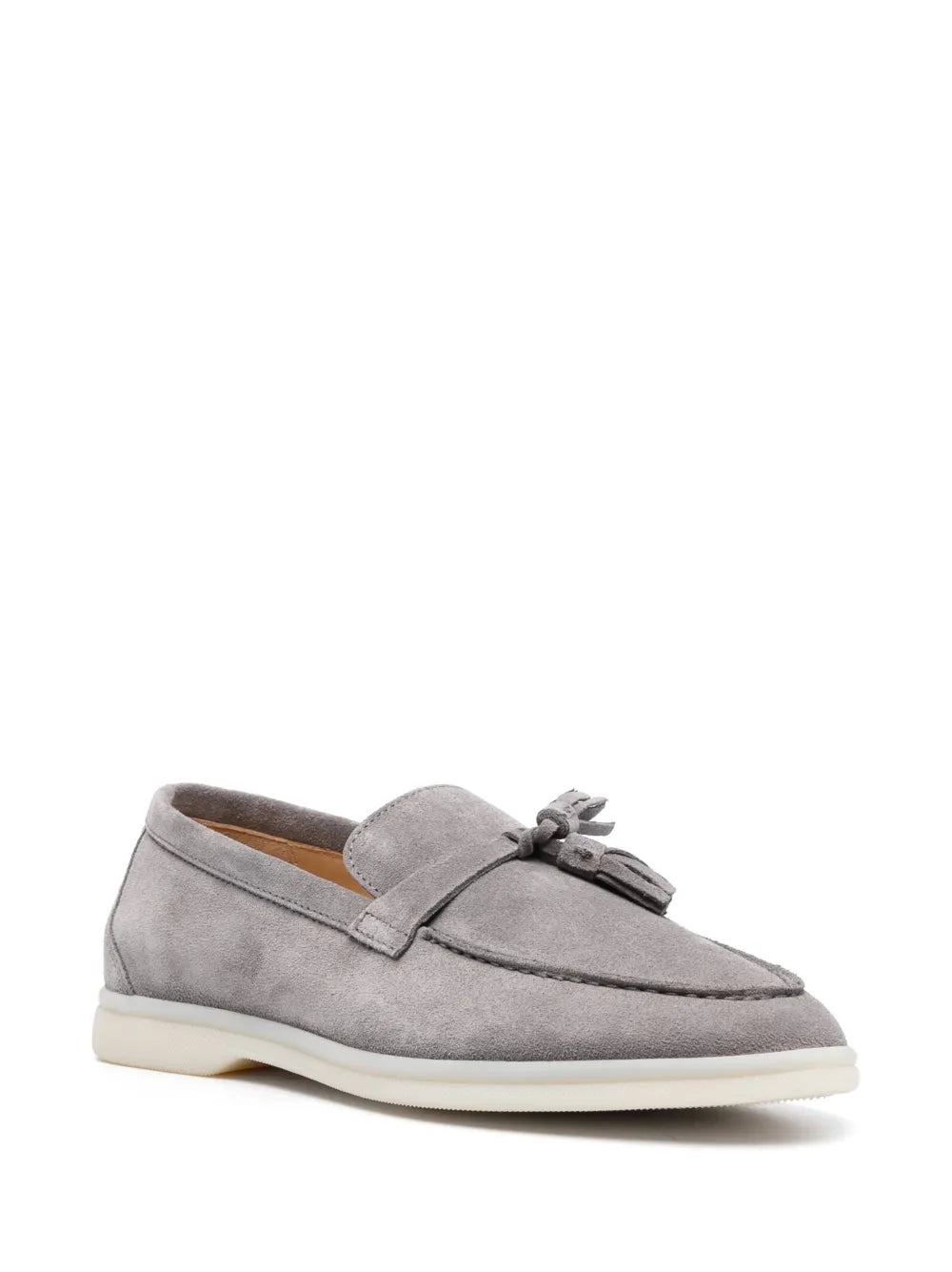 Scarosso tassel-detail suede loafers