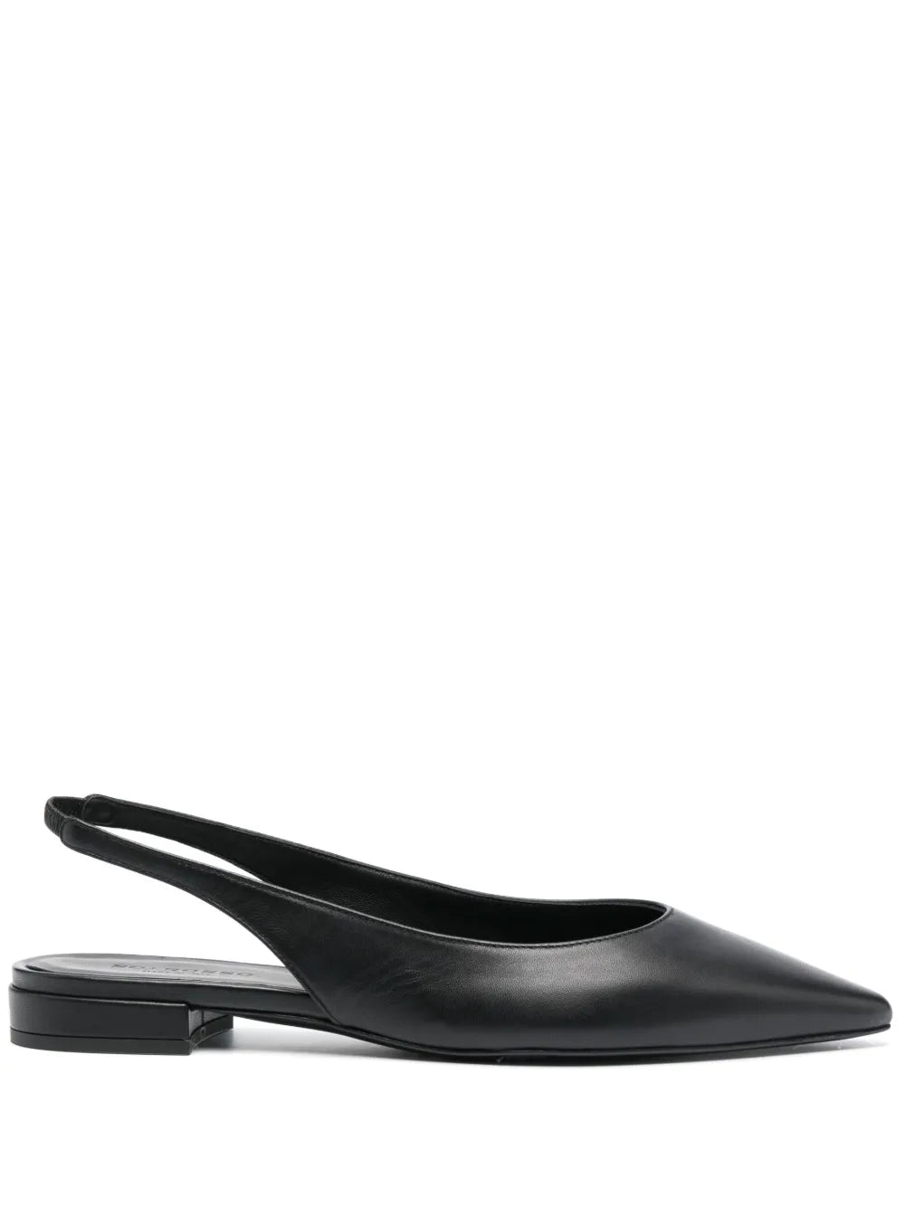 Scarosso slingback leather ballerinas