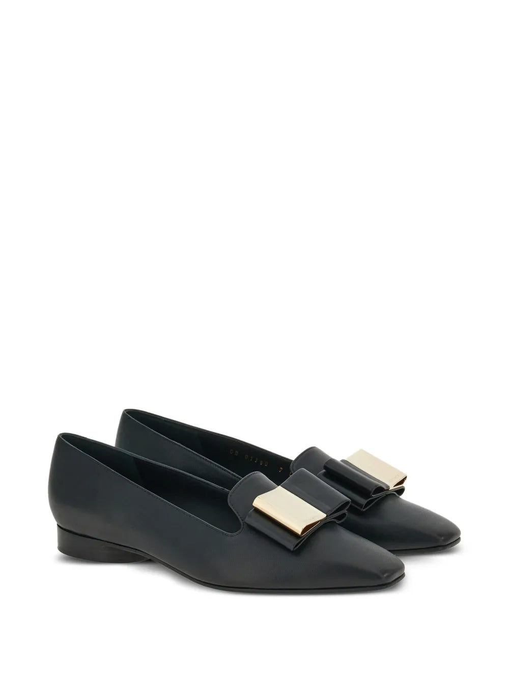 Ferragamo bow-detail lambskin loafers